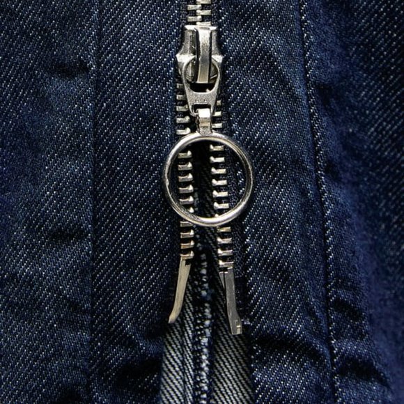 NWT ZARA ZIPPERED DENIM DRESS ZW COLLECTION Sz M - Picture 10 of 10